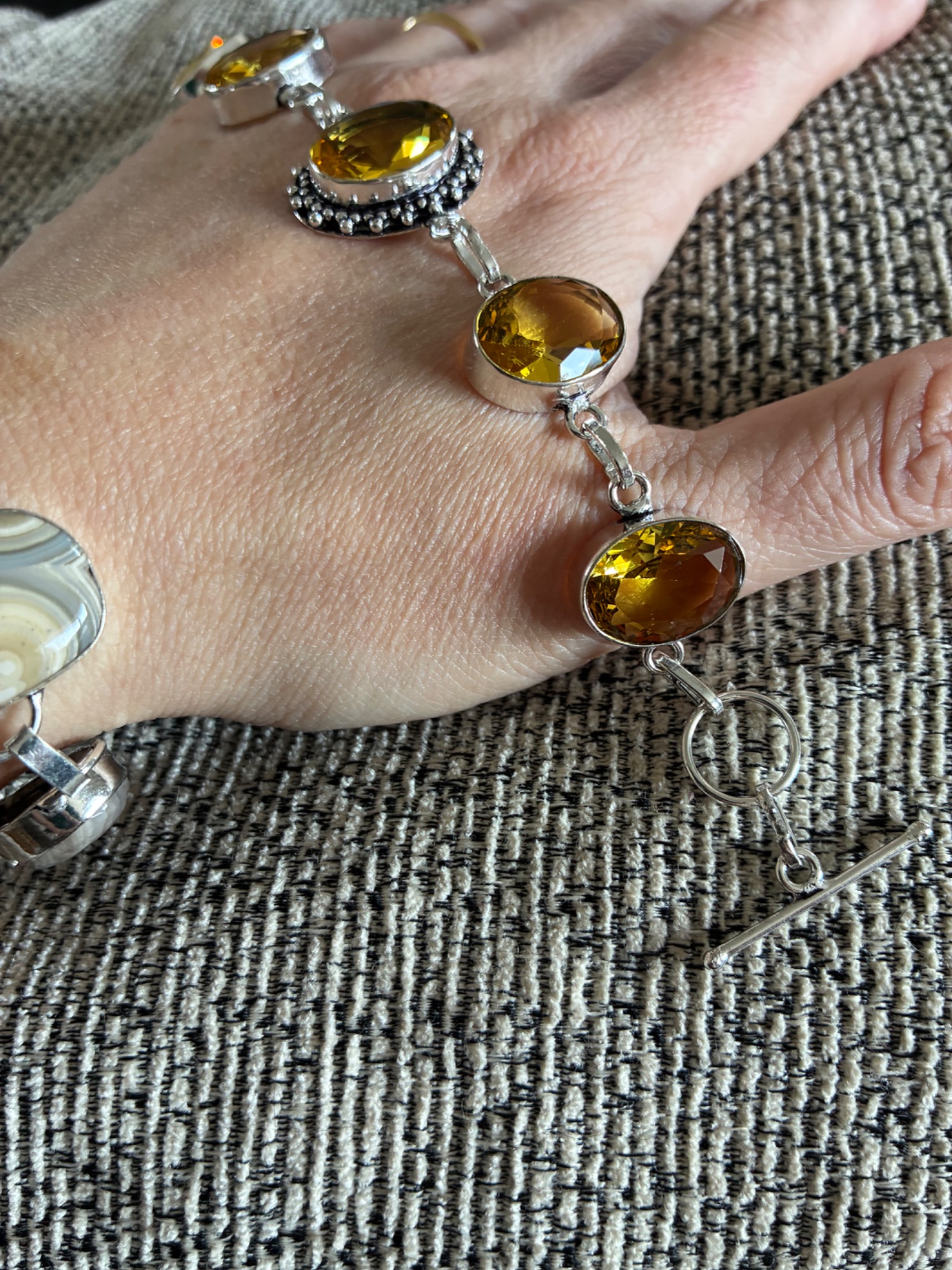 Golden Glow Citrine Toggle - Image 2