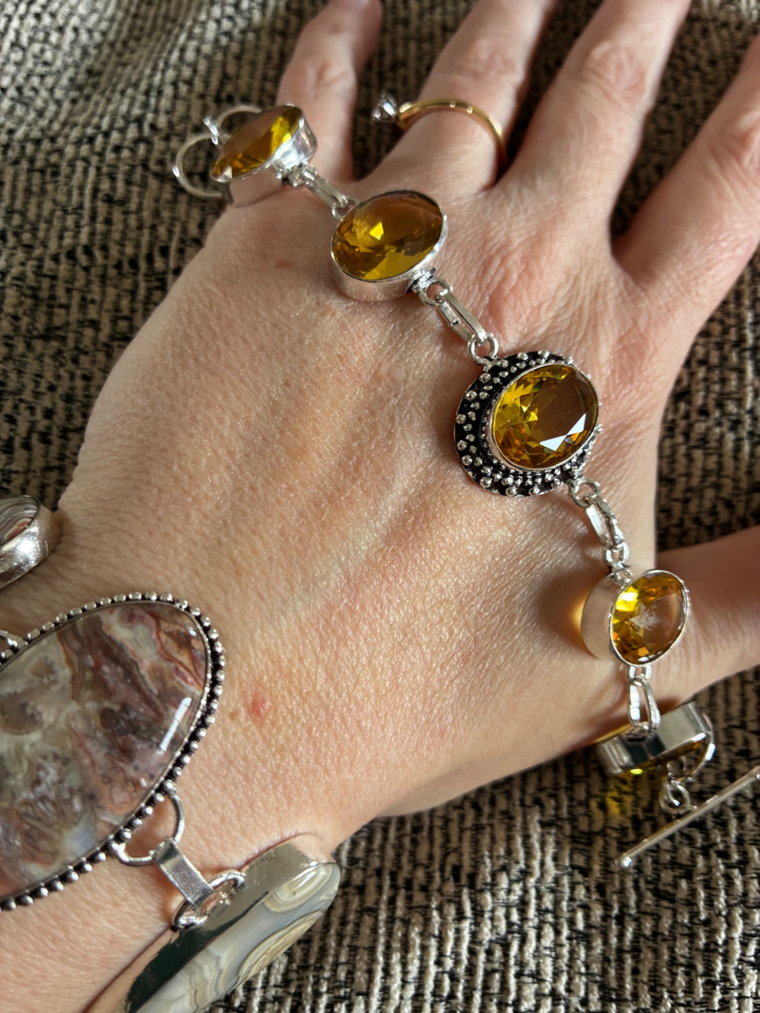 Golden Glow Citrine Toggle - Image 3