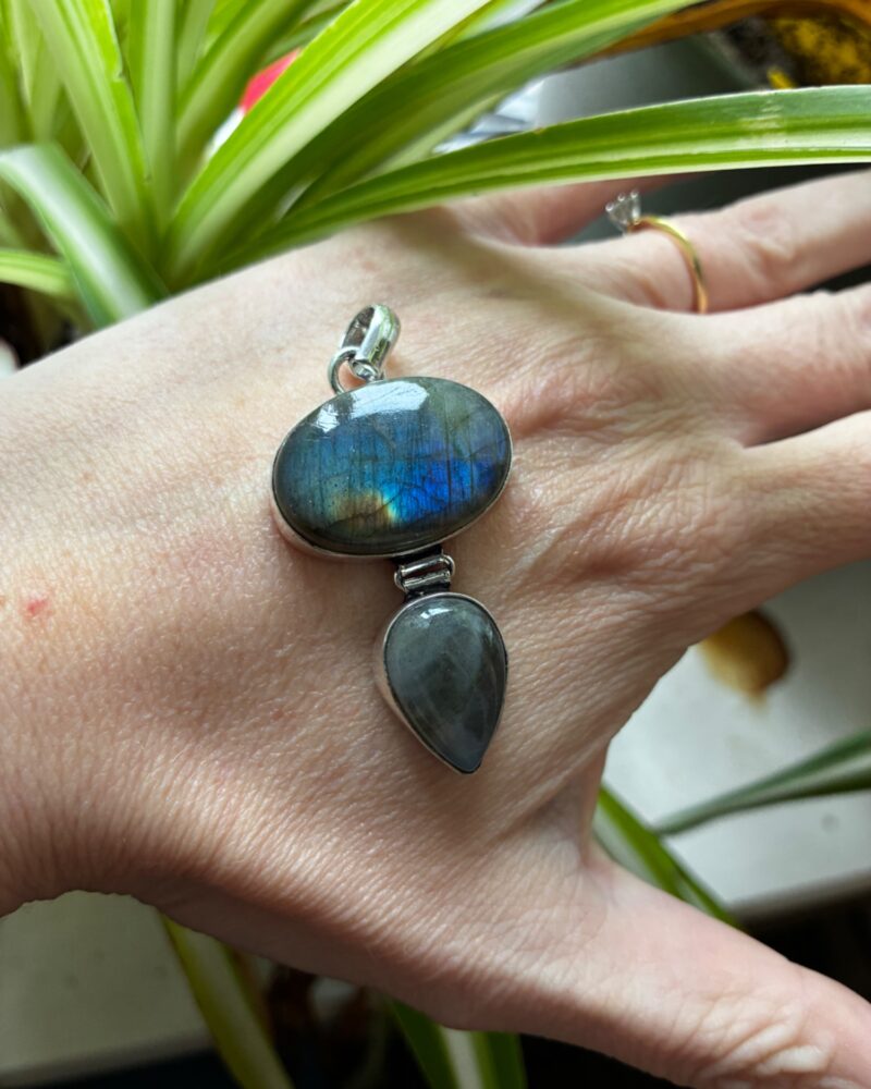 Captured Starlight Labradorite Pendant