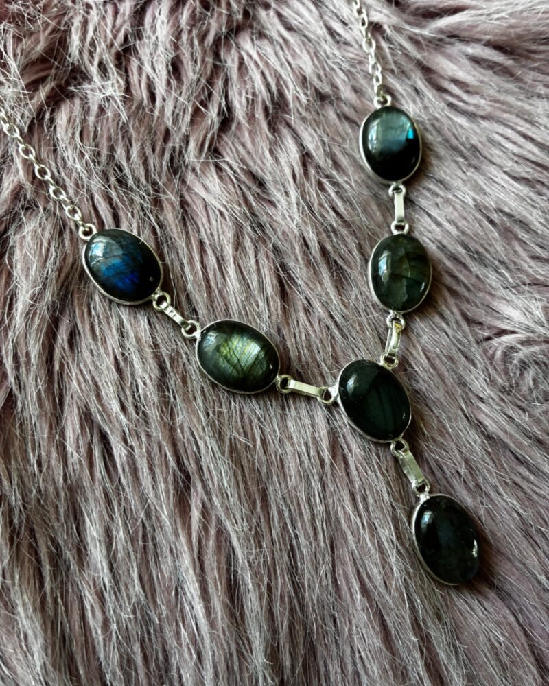 Labradorite Waterfall Necklace