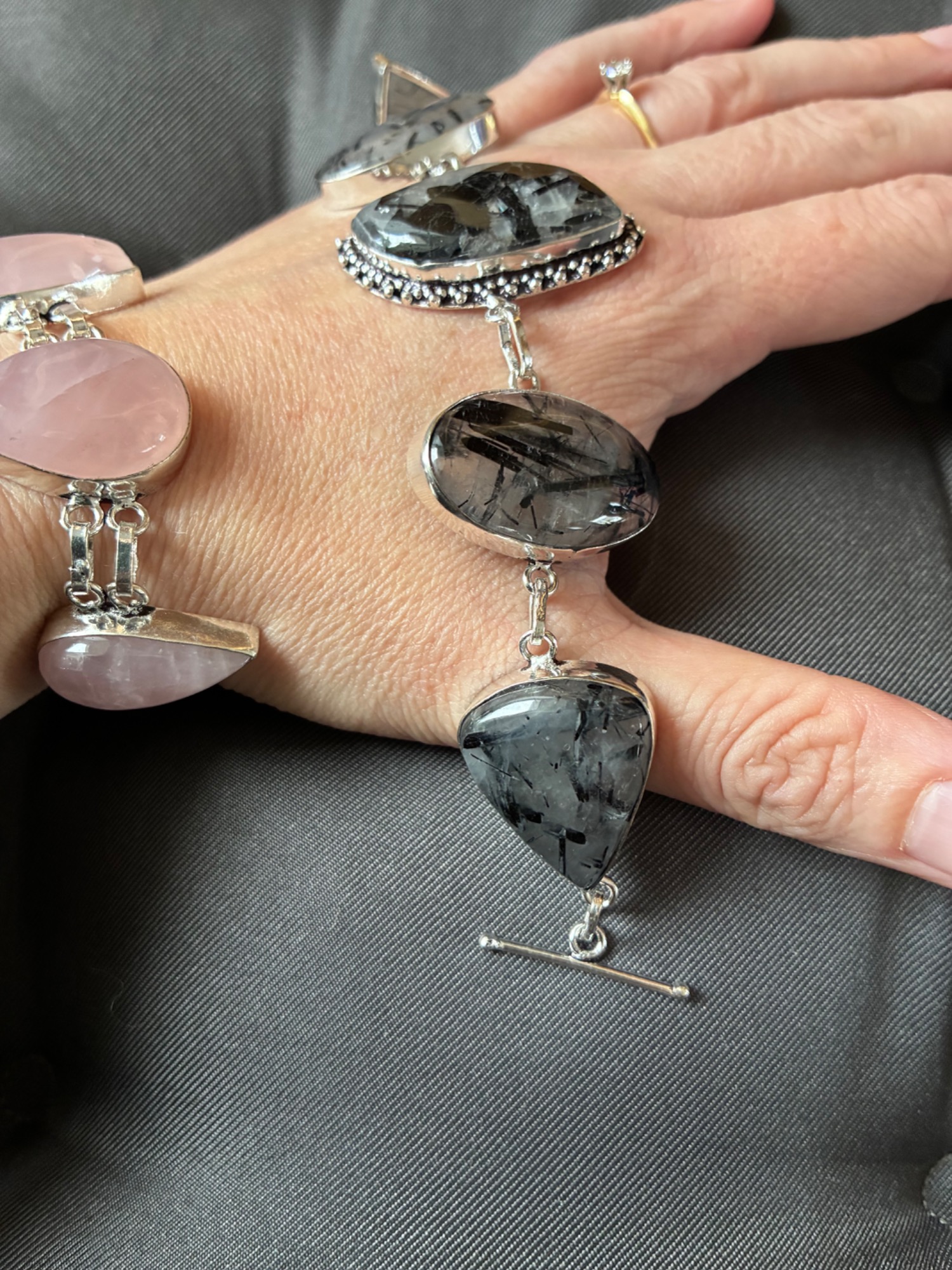 Midnight Magic Black Rutile Toggle - Image 2