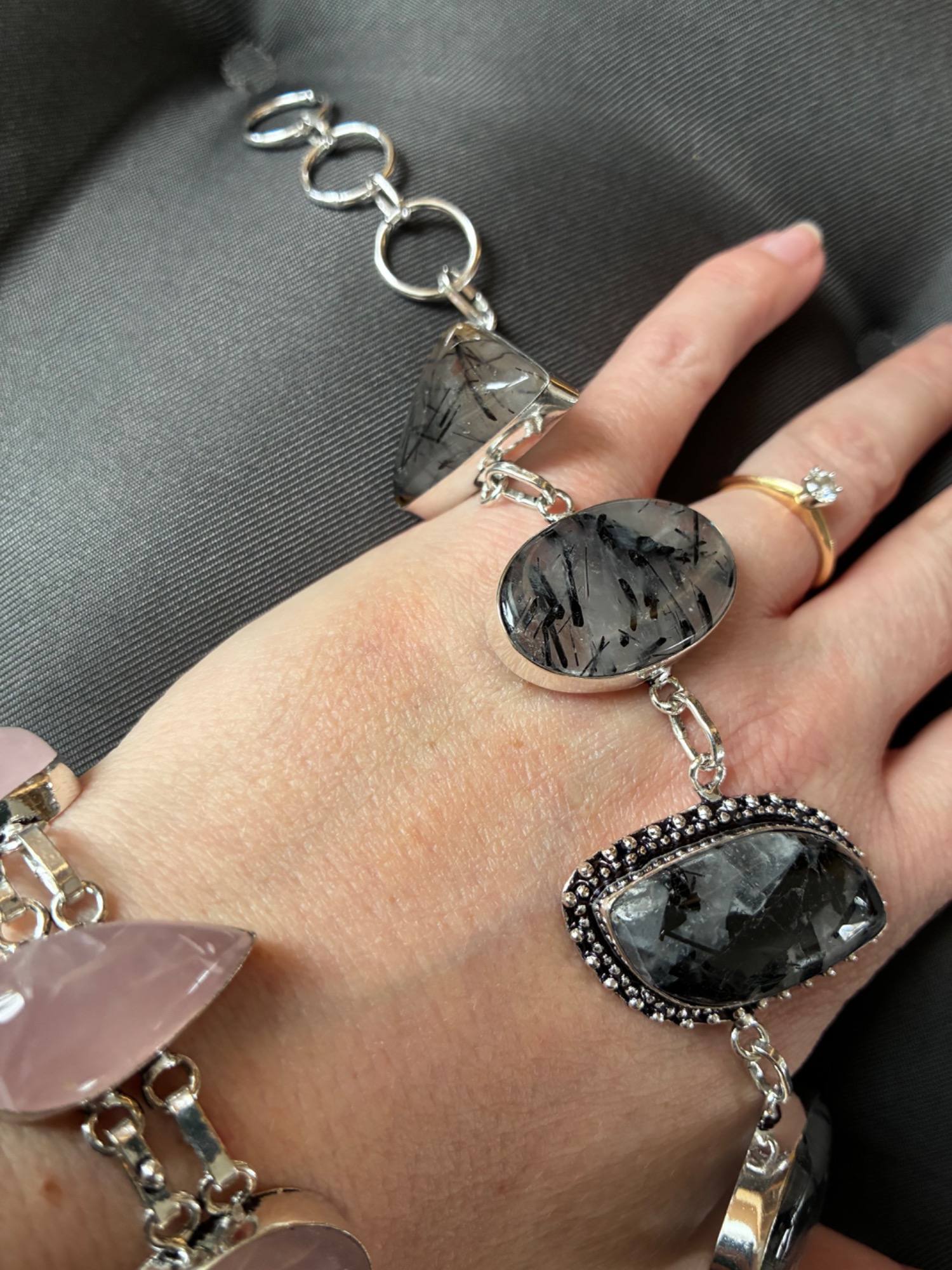 Midnight Magic Black Rutile Toggle - Image 3