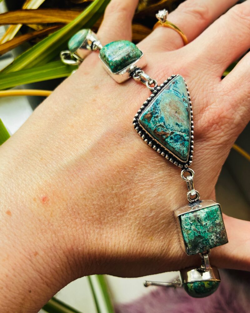 Earthchild Turquoise Chrysocolla Toggle