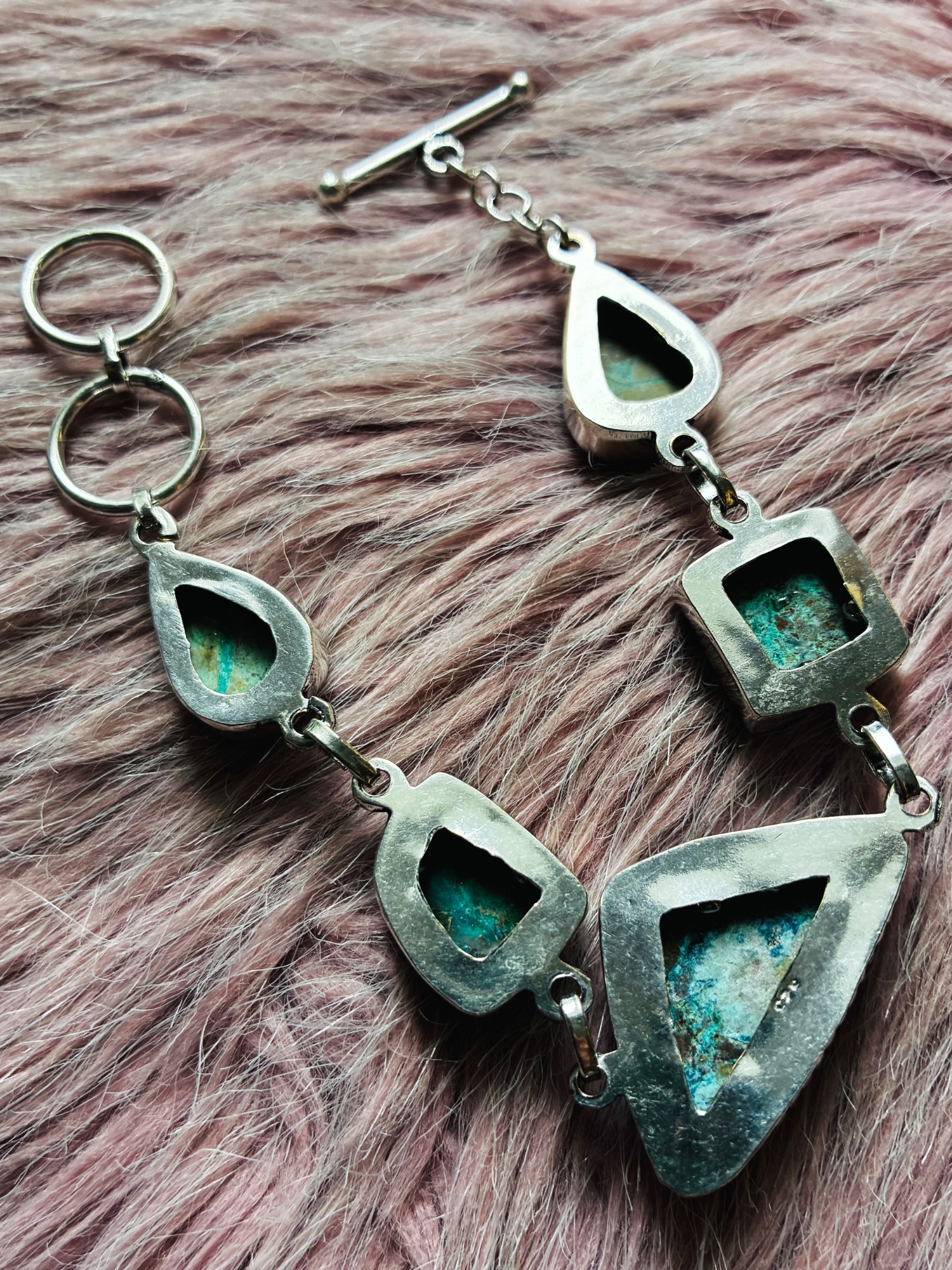 Earthchild Turquoise Chrysocolla Toggle - Image 6