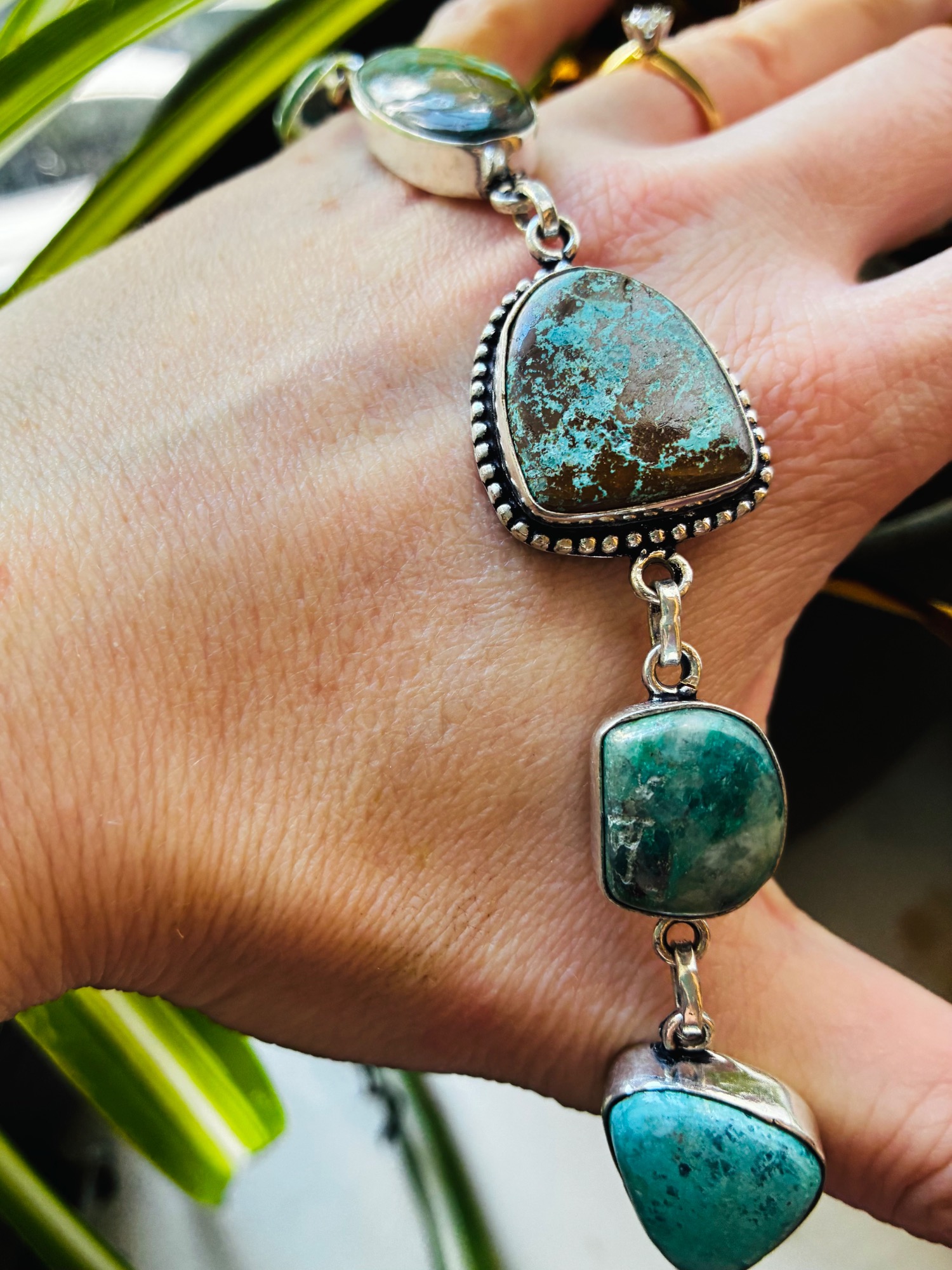 Ocean Soul Turquoise Chrysocolla Toggle - Image 3