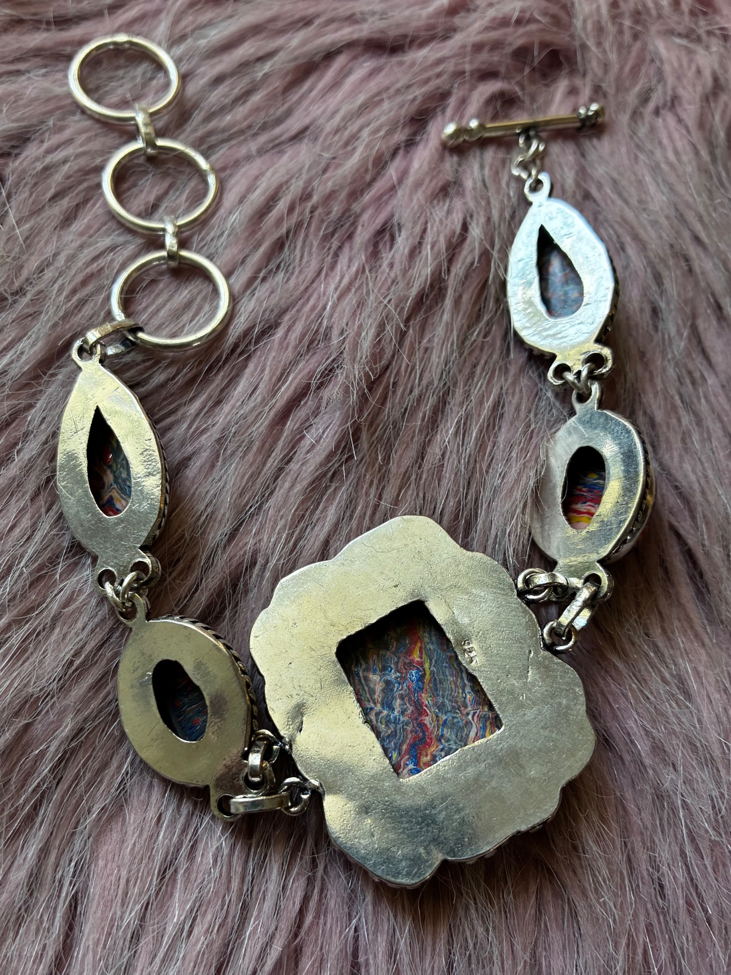 The Big Rainbow Chrysocolla Toggle - Image 6