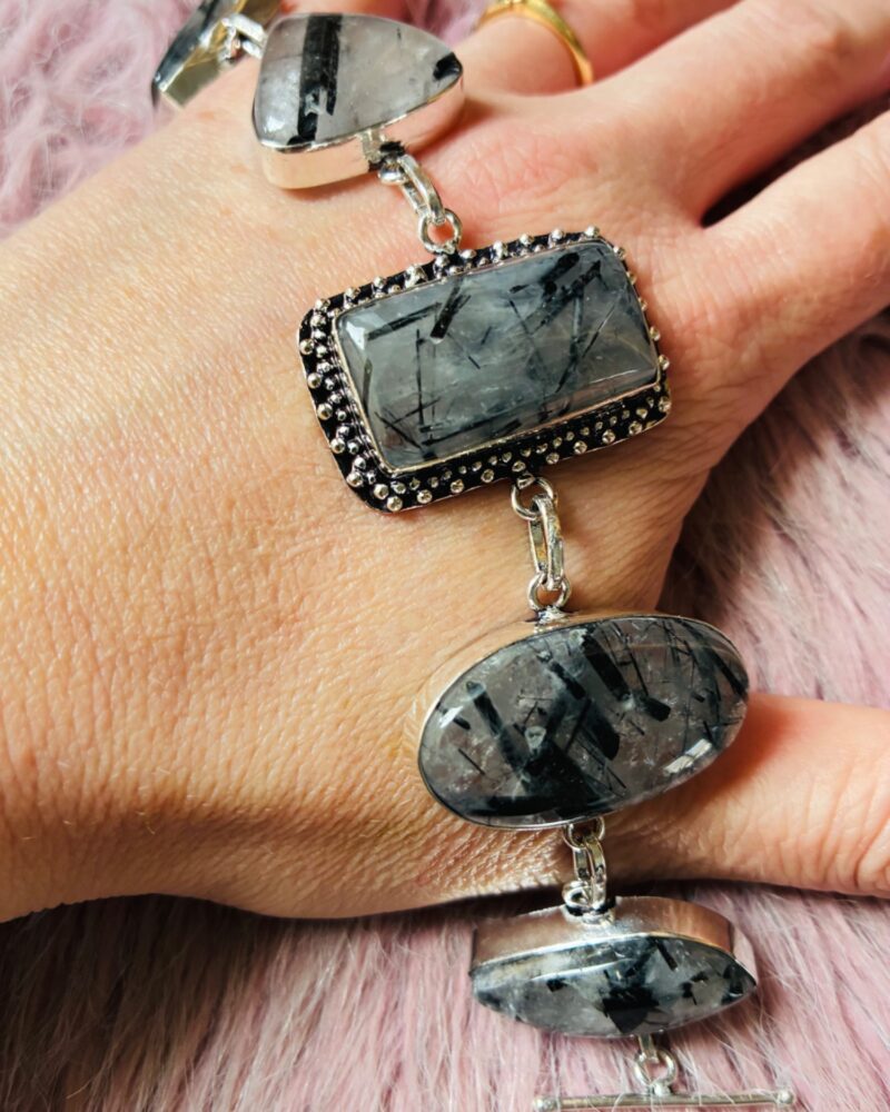 Midnight Noir Black Rutile Toggle