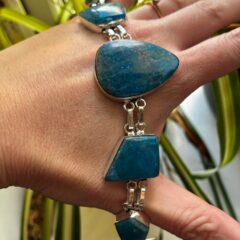 Large Stone Blue Apatite Toggle