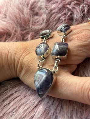 Violet Falls Amethyst Cascade Necklace - Image 3