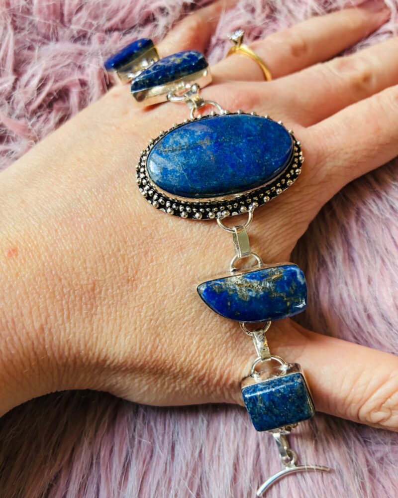 Electric Indigo Lapis Lazuli Toggle